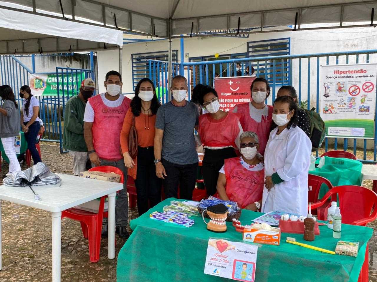 Camacã: PSF promove Feira de Saúde e Serviços, Mutirão pela Vida, e atende cerca de 650 pessoas